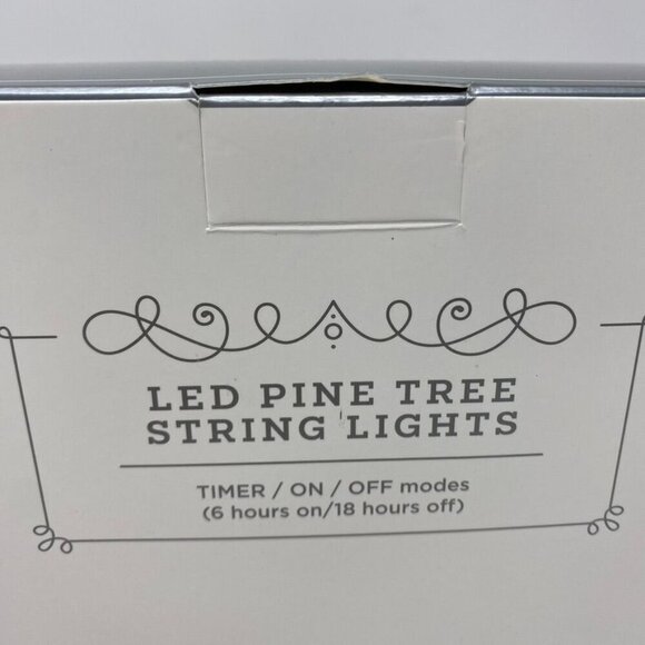Target 8' Christmas Pine Tree 10 LED Battery Operated String Light Wondershop™ - Picture 5 of 7